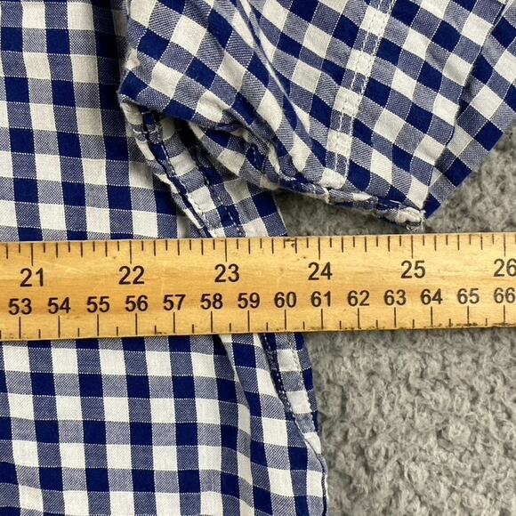 Tommy Bahama Island Crafted Modern Fit Button Shirt Men's XL Blue Plaid - Picture 8 of 10